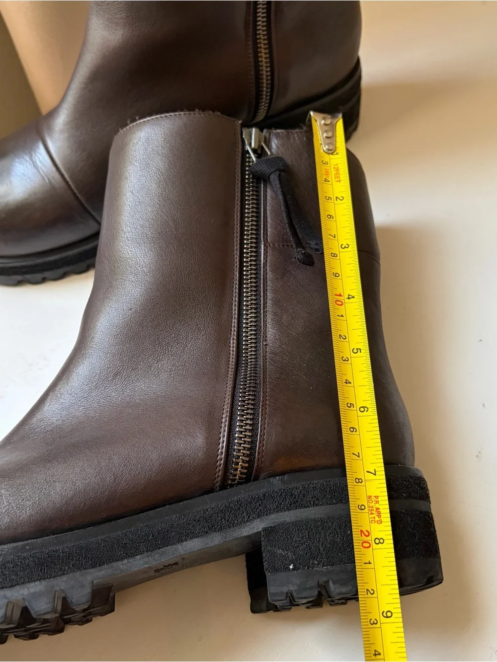 Marni 2011 Brown Italian Leather Zip Ankle Winter Booties Boots Size 39 / US8